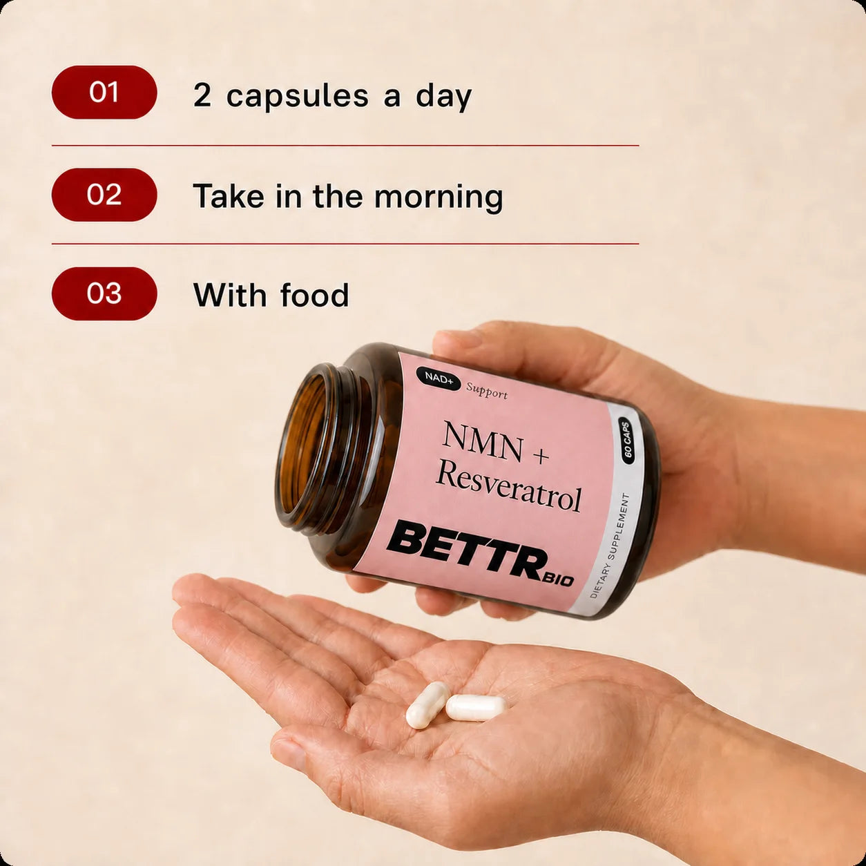 Two capsule morning routine
