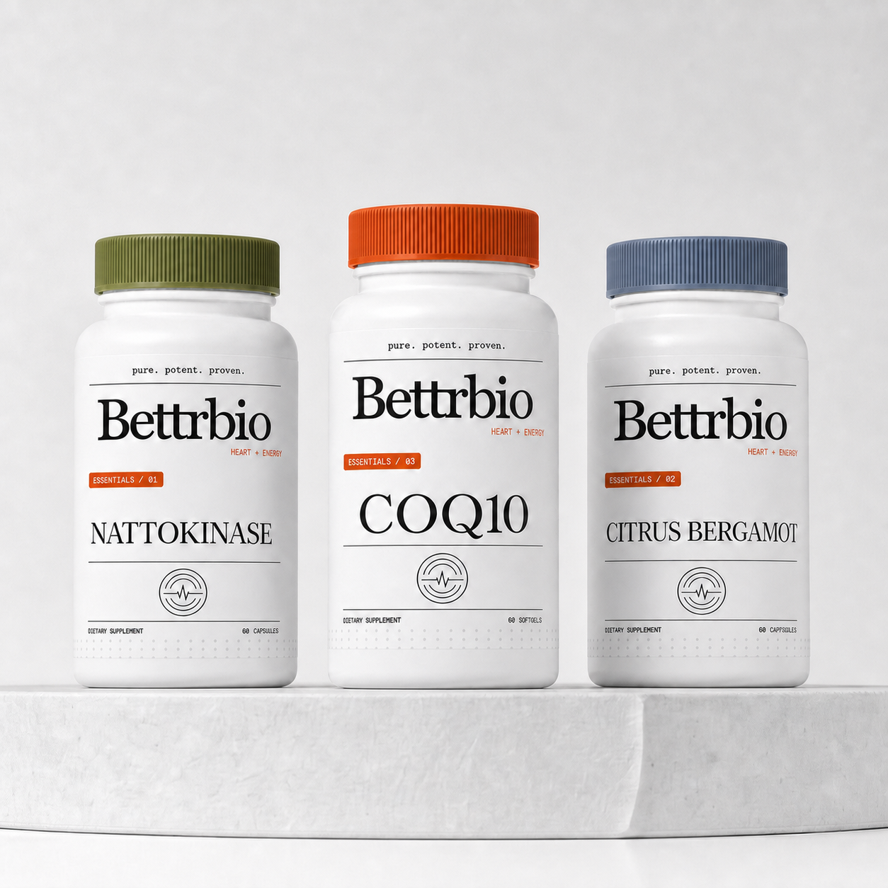 Bettrbio Heart Health Protocol three-bottle bundle