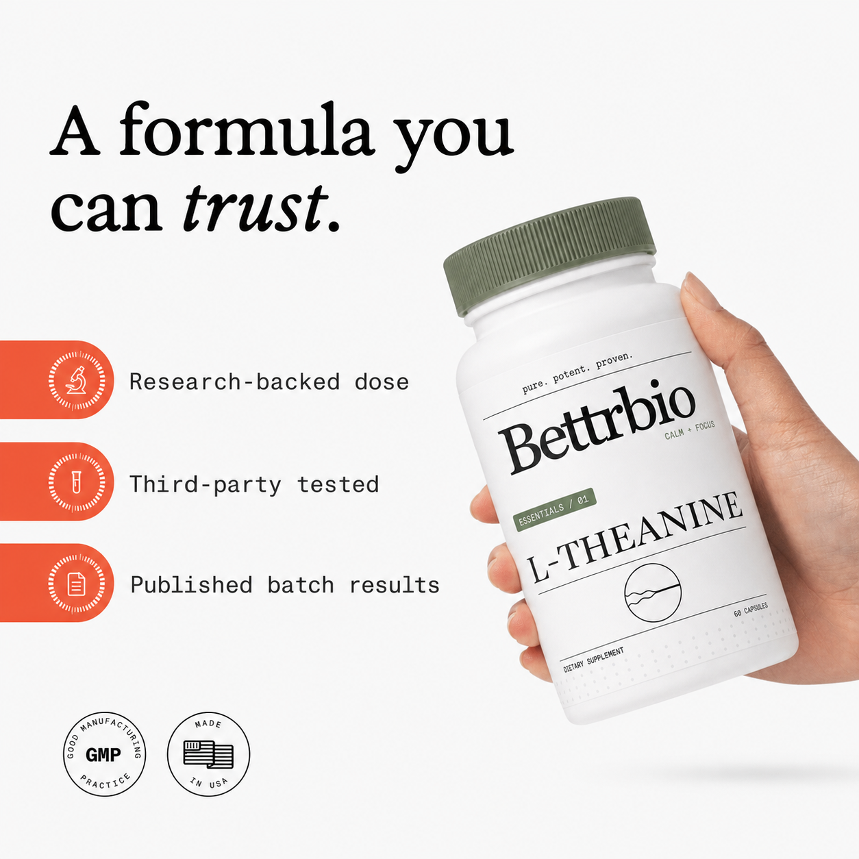L-Theanine product trust standards