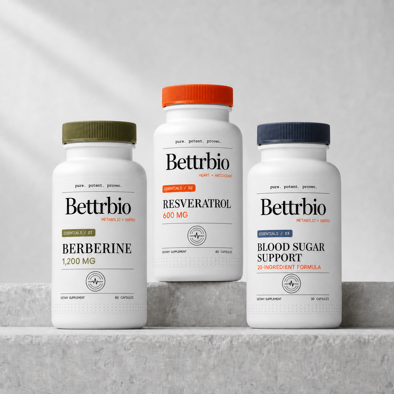 Bettrbio Blood Sugar Bundle three-bottle protocol