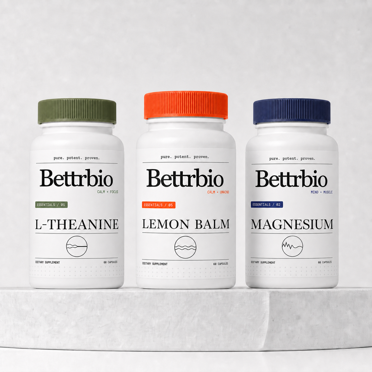 Bettrbio Nervous System Support three-bottle protocol