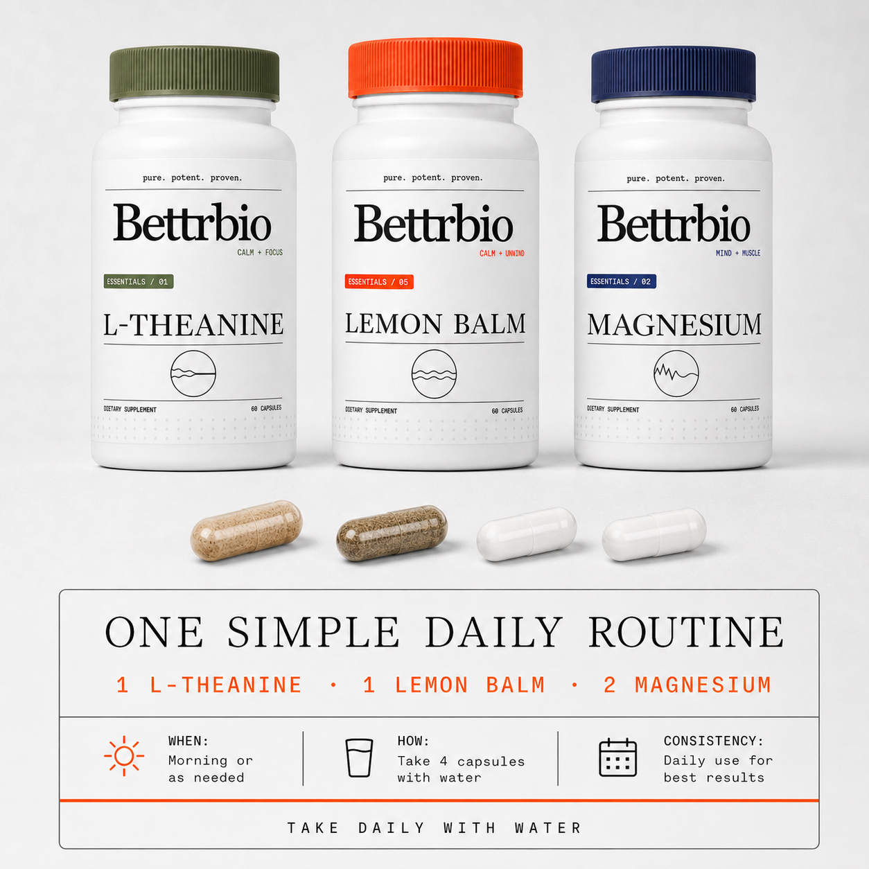 One simple daily Nervous System Support capsule routine